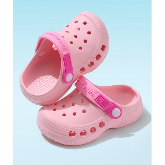 Toddler Kids Garden Clogs Cartoon Boys Girls Slip on Water Shoes Children Beach Pool Slide Sandals Shower Slipper