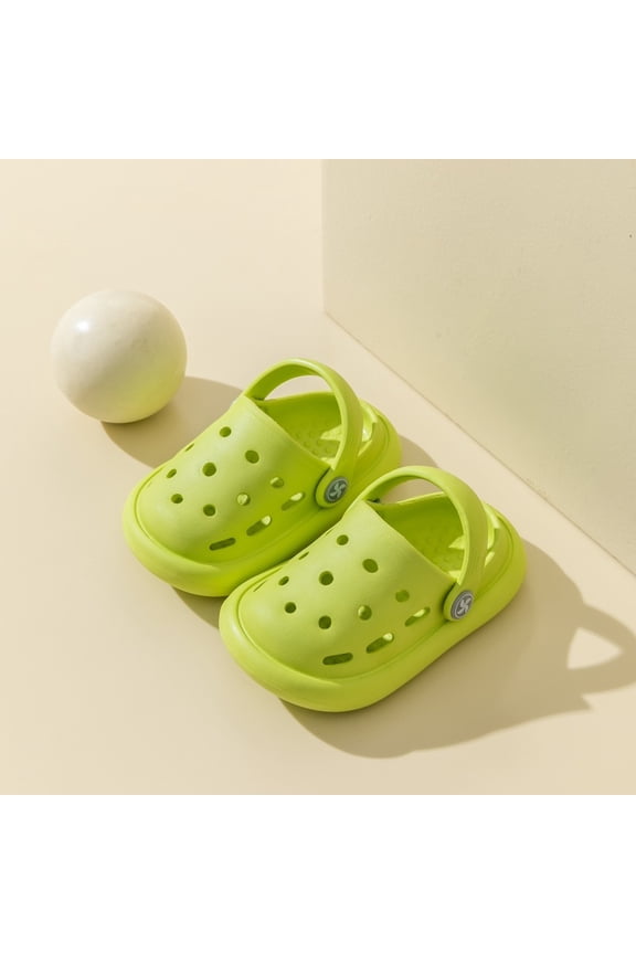 Toddler Kids Garden Clogs Cartoon Boys Girls Slip on Water Shoes Children Beach Pool Slide Sandals Shower Slipper