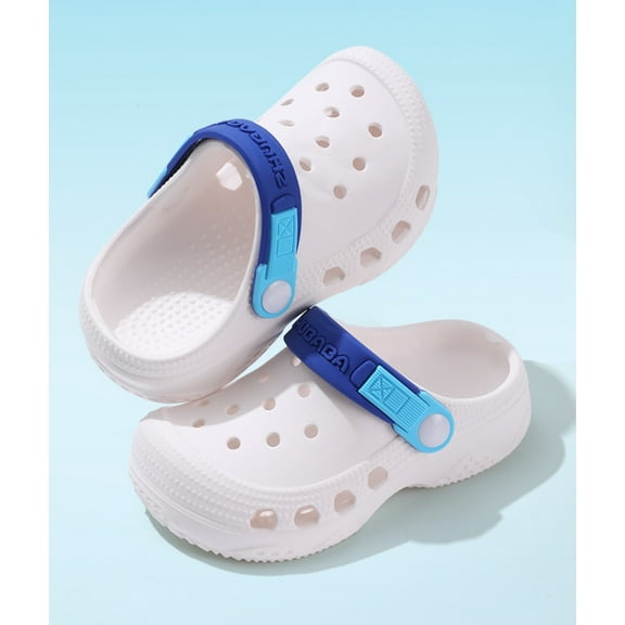 Toddler Kids Garden Clogs Cartoon Boys Girls Slip on Water Shoes Children Beach Pool Slide Sandals Shower Slipper