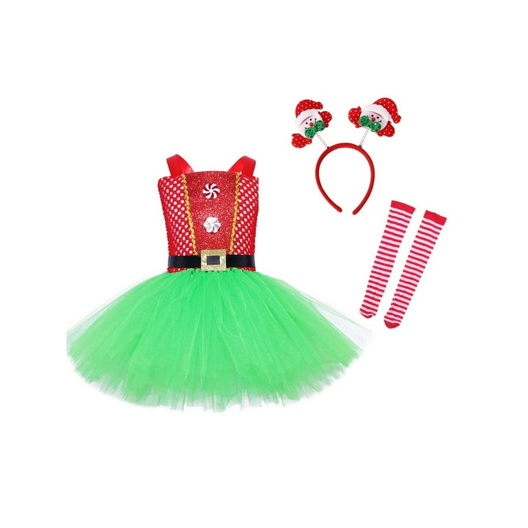 Elf Toddler Costume Kids Red Green Elf Toddler Costume Kids Red Green