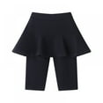 thumbnail image 1 of Toddler Kids Girls Baby Leggings with Ruffle Tutu Skirt Pants Culotte Girls Bottoms Dress, 1 of 9