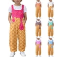 thumbnail image 1 of Toddler Kids Girls Boys Ice Cream Rompers Fashion Casual Loose Fit Long Sleeve Romper With Pockets And Ice Print Jumpsuit Cute Outfits 5-6 Years, 1 of 5