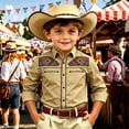 thumbnail image 1 of Toddler Kids Girls Boys Shirt Tops Long Sleeve Fashion Chest Print Casual Collar Shirt Casual Blouse 10-11 Years, 1 of 4