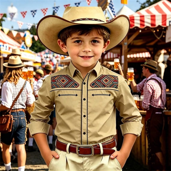 Toddler Kids Girls Boys Shirt Tops Long Sleeve Fashion Chest Print Casual Collar Shirt Casual Blouse 10-11 Years