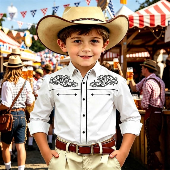 Toddler Kids Girls Boys Shirt Tops Long Sleeve Fashion Chest Print Casual Collar Shirt Tshirt Tops 6-7 Years