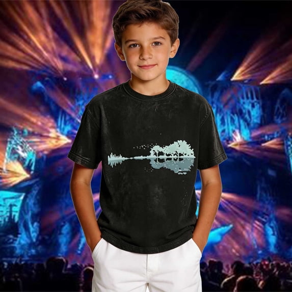 Toddler Kids Girls Boys T Shirts Short Sleeve Festival Graphic Tee Music Concert Top Casual Summer Shirt wear Summer Tops Tees 3-4 Years