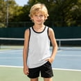 thumbnail image 1 of Toddler Kids Girls Boys Tank Tops Casual Sleeveless Summer Casual Tops Beach Holiday Sports Shirts Vest Casual Blouse 4-5 Years, 1 of 6