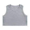 thumbnail image 1 of Toddler Kids Girls Dance 2T Girls Undershirts Tank Top Racerback Crop Tee Toddler Girl Tank Top Sleeveless Sports Glitter Top Girls Dance Top for Ballet Gymnastics Dancewear, 1 of 3
