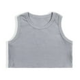 thumbnail image 1 of Toddler Kids Girls Dance Tank Top Racerback Crop Sleeveless Sports Activewear for Ballet Gymnastics Performance Practice Tee Size 5-6 Years, 1 of 3