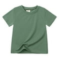 thumbnail image 1 of Toddler Kids Girls Dance Tank Top Racerback Crop Tank Top Short Sleeve Sports Soild Dance Top Ballet Gymnastics, 1 of 4