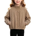 thumbnail image 1 of Toddler Kids Girls Gingham Plaid Jacket Long Sleeve Zip Up Lightweight Windproof Classic Outerwear 4-5 Years, 1 of 7