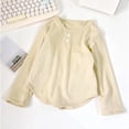 thumbnail image 1 of Toddler Kids Girls T Shirts Long Sleeve Cozy Crewneck Top For Autumn Knit Tee Casual Summer Tees 7-8 Years, 1 of 6