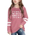thumbnail image 1 of Toddler Kids Girls T Shirts Long Sleeve Shirts Cuffs Crew Neck Top Tunic Shirts Tshirt Tops 6-7 Years, 1 of 3