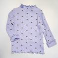 thumbnail image 1 of Toddler Kids Girls T Shirts Long Sleeve Soft Thermal Top Heart Print For Winter Warmth Layering Casual Loose Tops 3-4 Years, 1 of 4