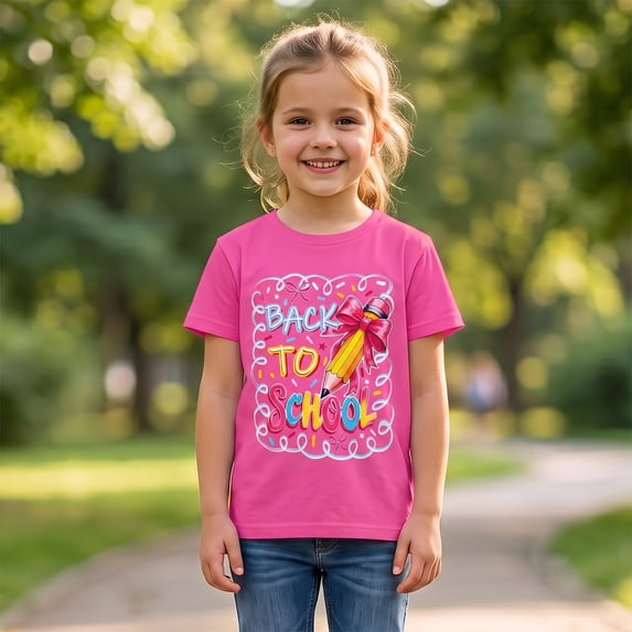 Toddler Kids Girls T Shirts Short Sleeve Lightweight Summer Tee For Casual Top Tshirt Tops 5-6 Years
