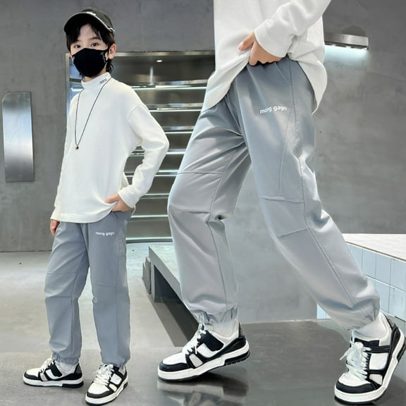 Toddler Kids Hiking Pants Lightweight Waterproof Boys Athletic Pants Casual Outdoor Pants Kids Summer Pants 3-4 Years