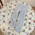thumbnail image 1 of Toddler Kids Kids Girls Fashion Cute Sweet Elasticity Flared Pants Trousers Pants Leggings, 1 of 5