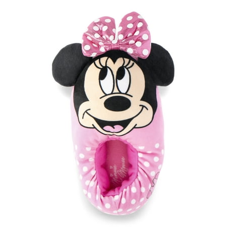 Disney Minnie Mouse Toddler Girls Slippers