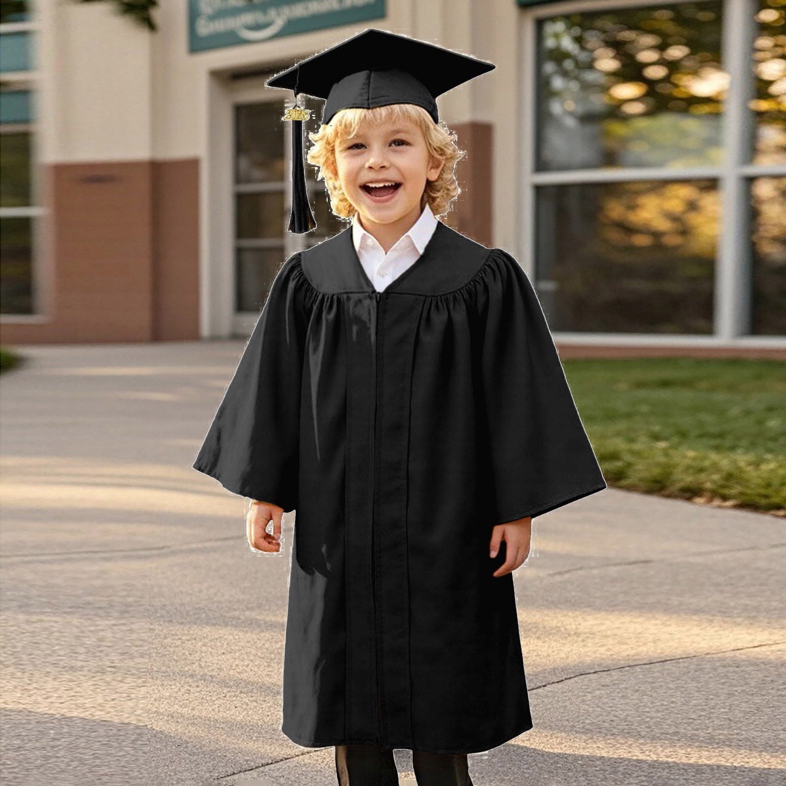 Graduation Gown For Kids Toddler Kids Preschool Graduation Cap And Gown  Graduation Black Cap And Gown