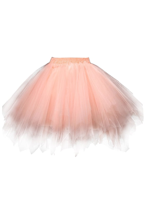 Toddler Kids Princess Skirt for Pageant Wedding Guest Wear Orange 150