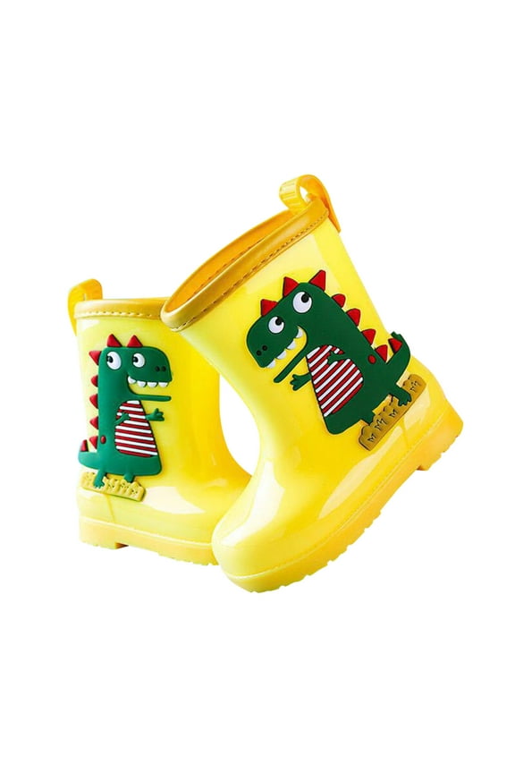 Toddler Kids Rain Boots Cartoon Non Shoes Outdoor Rainboots