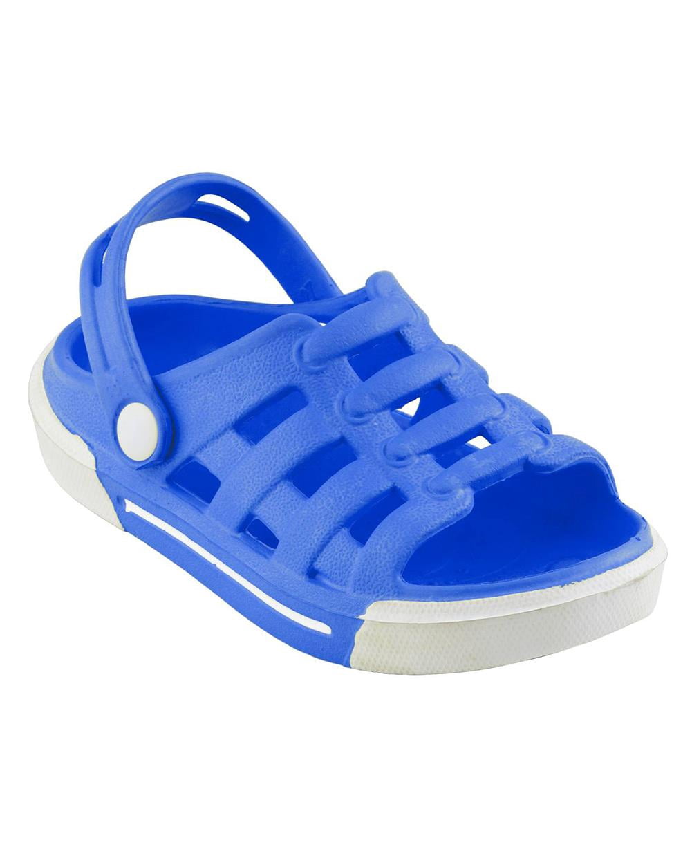 Crocs Unisex Kids Sandal Clogs – Lightweight Beach Slip-On Shoes, UK 3 / US 4