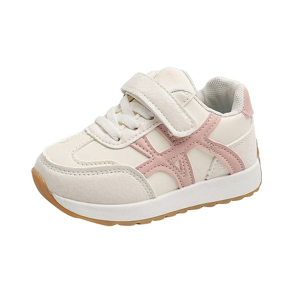 Toddler Kids Slip On Sneakers Comfortable Non Slip Running Shoes for Boys Girls Lightweight Slip On Dress Shoes Pink Size 6 Toddler