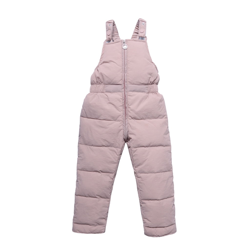 Toddler Kids Snow Ski Bib Overalls Jumpsuit Winter Trousers Warm Pants ...