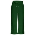 thumbnail image 1 of Toddler Kids Sweatpants Girls High Waisted Straight Leg Sweatpants Dark Green Sweatpants Baggy Sweatpants Girls Clothing Size 2-4 Years, 1 of 9