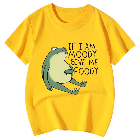 Toddler Kids T-Shirts Cartoon Printing Multicolor Round Neck Short Sleeve Tee Kids Boys Girls Summer Funny Stylish Comfortable Loungewear T-Shirtsï¼6 -7 Years