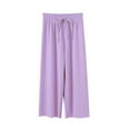 thumbnail image 1 of Toddler/Kids/Teen Girls Wide Leg Pants Elastic High Waisted Casual Trousers 3-14Y, 1 of 4