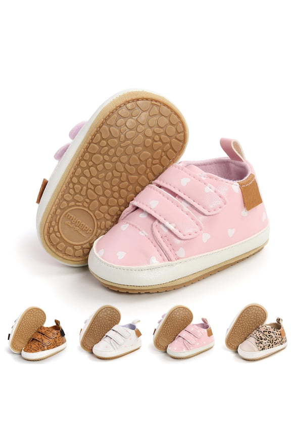 Toddler Kids Walking Sock Shoes Toddler Rubber Sole First Walkers Cartoon Slippers Crib Shoes Brown