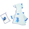 thumbnail image 1 of Toddler Kids Waterproof Dinosaur Spikes Shape Hooded Rain Coat with Transparent Brim for School Travel Rainwear 4-5 Years, 1 of 5