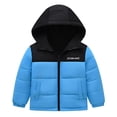 thumbnail image 1 of Toddler Kids Winter Coat,Boys Puffer Coat with Pocket Zipper Hooded Coat Long Sleeve Windproof Winter Thicken Coat Hooded Jacket Boys Winter Coat Size 2-3 Years, 1 of 3