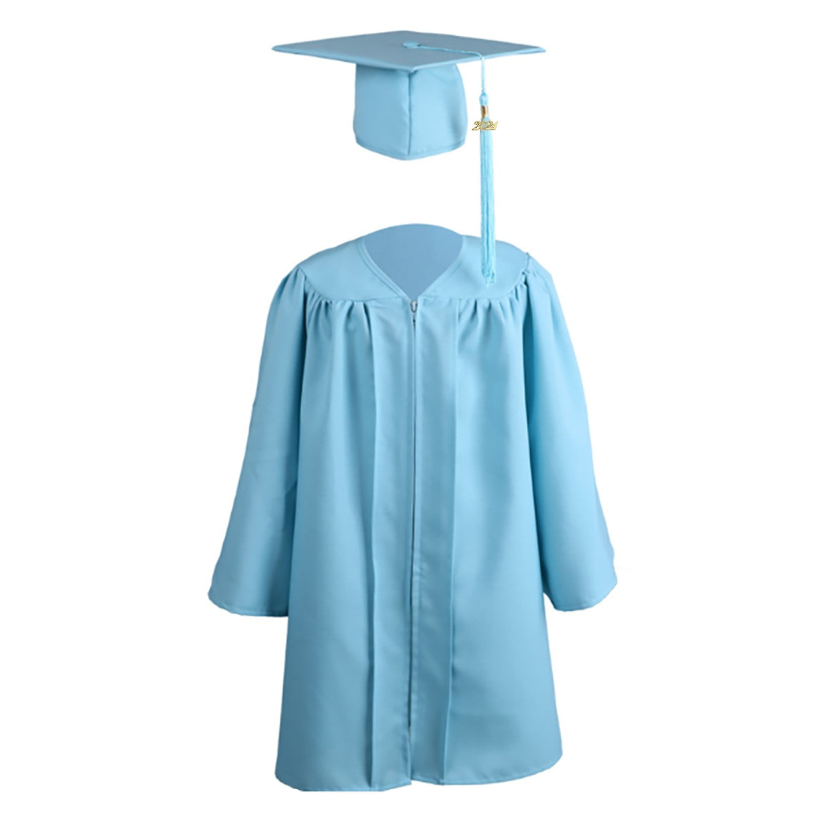 Toddler Kindergarten Graduation Cap and Gown Graduation 2024 Light Blue Cap  and Gown Graduation 21 - Walmart.com