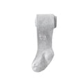 thumbnail image 1 of Toddler Knee High Socks Non Slip Anti Skid Baby Boy Girls Seamless Long Stockings Christmas Cotton Stocking Lace Socks Casual Children's Socks Gray 9-12 Years, 1 of 2
