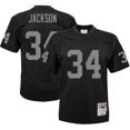 Toddler Las_Vegas_Raiders Bo Jackson Black 1988 Retired Legacy Tshirt