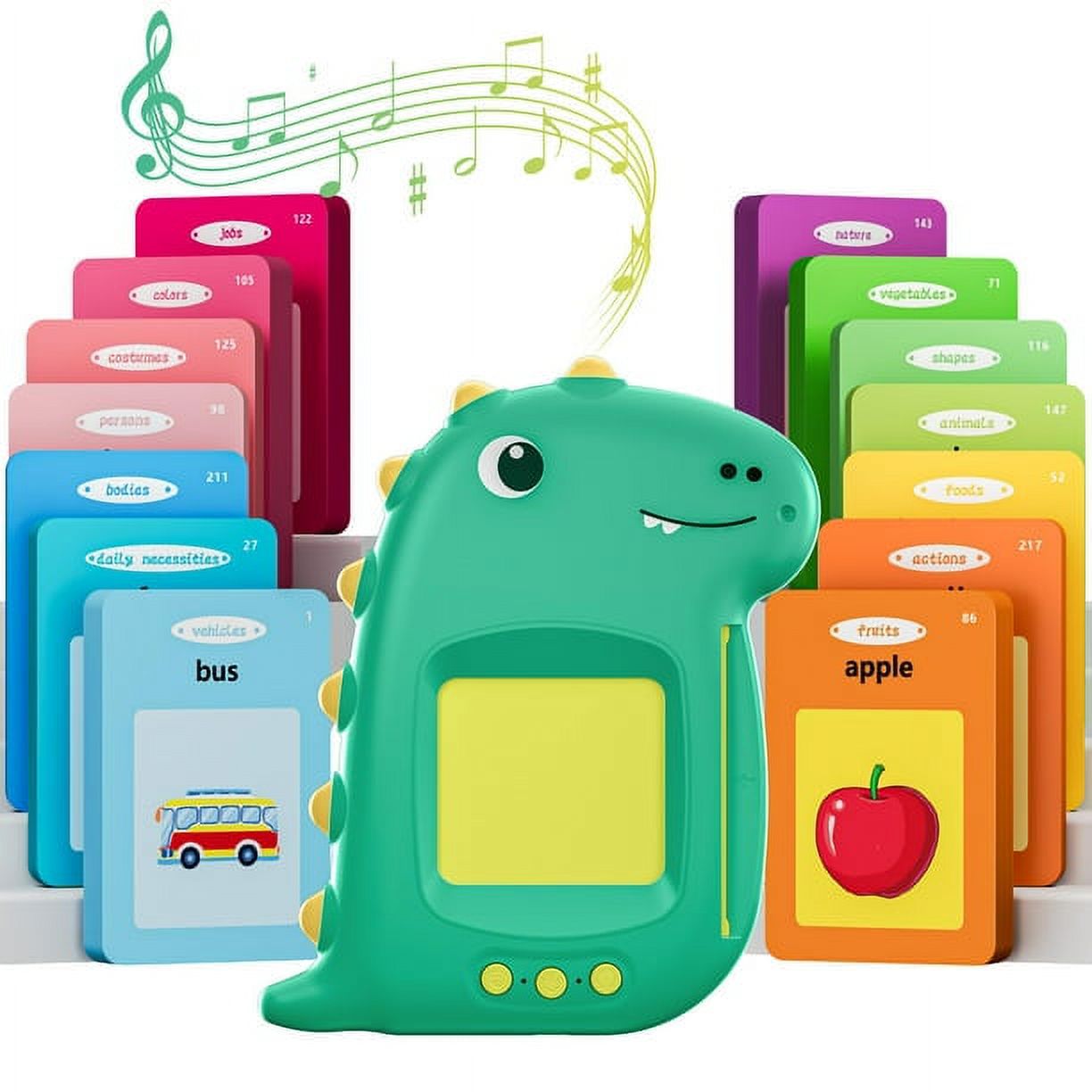 Toddler Learning Toys for 2 3 4 5 6 Year Old Girls Boys Talking Flash Cards Speech Therapy Toys