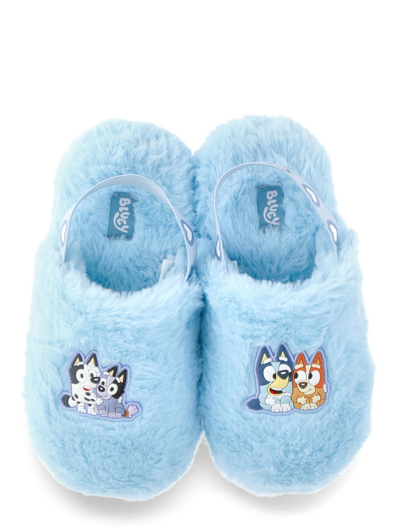 さらに100円引き◆LMC◆BEAR ROOM SLIPPER BLUE Toddler License Bluey Slipper - Walmart.com
