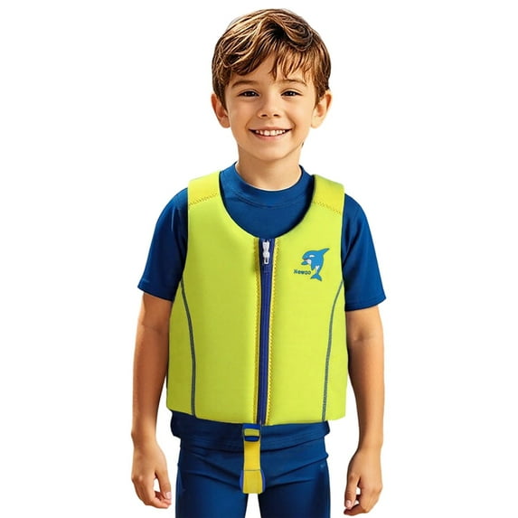 Toddler Life Jacket Adjustable Safety Strap Epe Foam Swim Vest Coast Guard Approved Life Vest Child Float Swimsuit Swimwear Buoyancy Jacket for Swimming, Boating & Water Sports