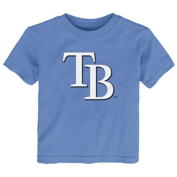 Toddler  Light Blue Tampa Bay Rays Primary Logo T-Shirt