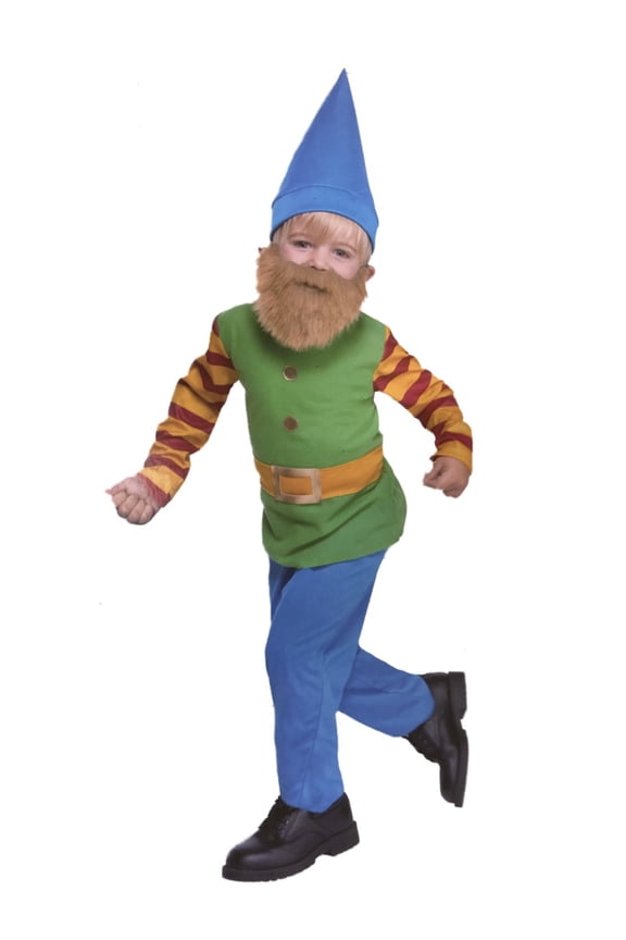 Toddler Lil Bearded Boys Gnome Costume Garden Troll 2T