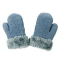 thumbnail image 1 of Toddler Lined Fleece Winter Mitten - Warm Snow Gloves for Infant Kids, Boys & Girls, 1 of 8