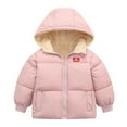 thumbnail image 1 of Toddler Little Boy Girl Winter Hooded Coat Warm Long Outerwear Toddler Lightweight Down Coats, 1 of 3