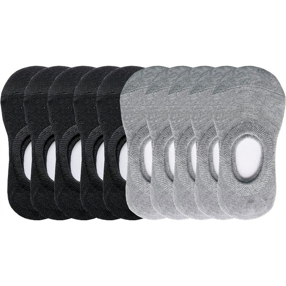 Toddler Little Boys Girls No Show Liner Cotton Socks Thin Multi Solid Color White Summer 10 Pack 2T-12Years