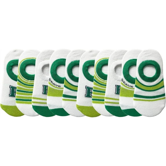 Toddler Little Boys Girls No Show Liner Cotton Socks Thin Multi Solid Color White Summer 10 Pack 2T-12Years