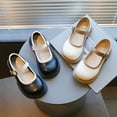 thumbnail image 1 of Toddler Little Girl Ballet Flat Dress Shoes School Oxfords Marry Jane Big Girl Party School Uniform Shoes, 1 of 16