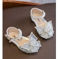 thumbnail image 1 of Toddler Little Girl Butterfly Princess Dress Shoes Mary Jane Flats Wedding Party School Shoes, 1 of 11