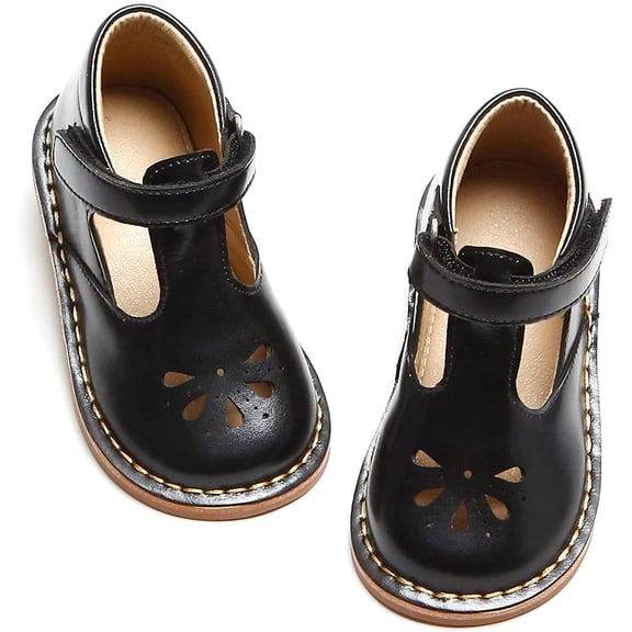 Toddler Little Girl Mary Jane Dress Shoes - Ballet Flats for Easter Flower Girl Party School Shoes