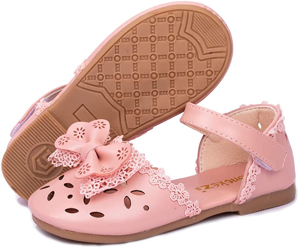 Toddler Little Girl Mary Jane Dress Shoes Ballet Flats for Girl Party
